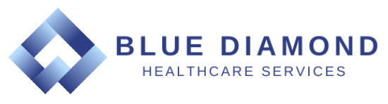 Blue diamond healthcare services logo - final